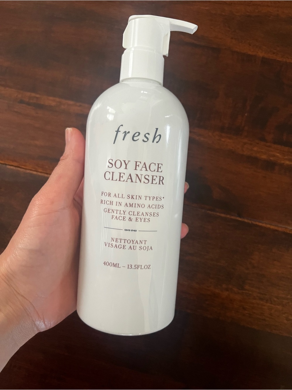 Brand New fresh Soy Face Cleanser Jumbo 13.5 fl oz